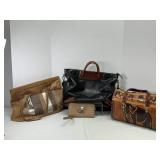 Four Crafted Handbags