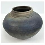 Raku Fired Pottery Vase