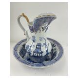 Ironstone Wash Bowl And Pitcher
