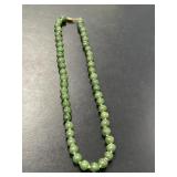 14 KT Hand-Knotted Jade Necklace