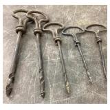 Set of Five Antique Gimlets