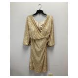 Gold Sequin Dress