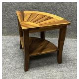 Teak Shower Corner Bench