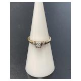 Vintage 14 KT Diamond Engagement Ring