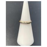 Vintage 14 KT Diamond Band