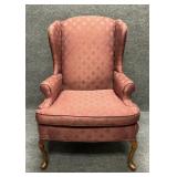 Queen Anne Style Wing Chair