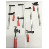 Five Pieces of Bessey Clamps