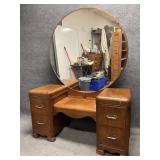 Antique Vanity with Mirror
