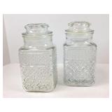 Anchor Hocking Glass Storage Jars