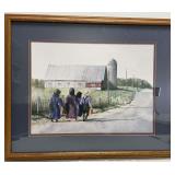 Framed Watercolor Print