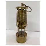 Vintage Wolf Safety Brass Lamp