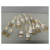 Collection of 13 Pure Bristle Paint Brushes