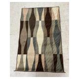 Earth Tone Coffee Table Rug