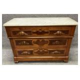Victorian Marble Top Dresser