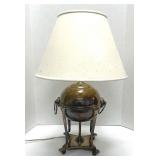 Vintage Art Deco Swedish Bronze/Pewter Table Lamp