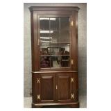 Henkel Harris Mahogany Corner Cupboard