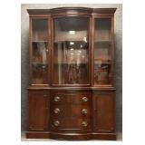Drexel Vintage Bowfront China Cabinet