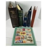 Six Empty Stamp Collection Binders