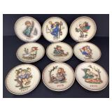 Hummel Plates, Hand Painted