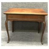 Antique Walnut One Drawer Table/Desk