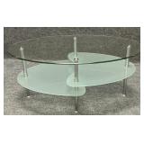 Oval Shaped Mid Century Table