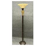 Bronze Tone Metal Floor Lamp