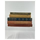 Five Assorted Antique Books