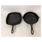 Lodge and Victoria Cast Iron Pans