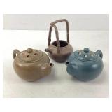 Chinese Yixing Stoneware Teapots