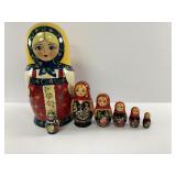 Russian Matryoshka Wood Dolls