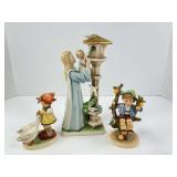 Two Hummel and One Goebel Figurines