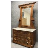 Antique Dresser with Mirror