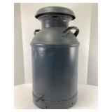 Vintage Ten Gallon Steel Milk Can