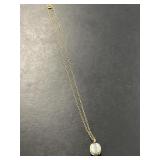 Wedgwood Jasper Pendant with Gold Filled Chain