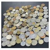 Large Lot Assorted Foreign Coins