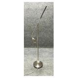 Unique Sleek Brushed Steel Floor Lamp