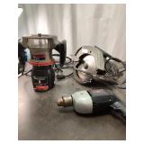 Router, Saw, Drill