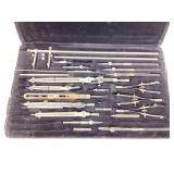 Vintage Drawing Instrument Set