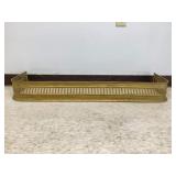 Antique Brass Fire Fender