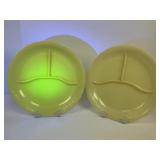 McKee Custard Laurel Grill Dinner Plates