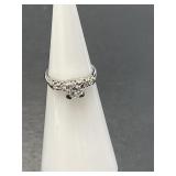 Vintage Platinum Old Mine Cut Diamond Ring