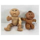 Two Vintage Cabbage Patch Dolls