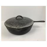 Eight Quart Cast Iron Deep Skillet