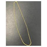 14 KT Faceted Chain