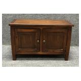 Small Two Door Pine Cabinet