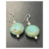 Sterling Turquoise Earrings