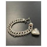 Sterling Solver Charm Bracelet