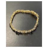 Pretty Sterling Vermeil Bracelet