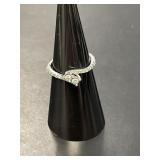 14 KT WG Fancy Diamond Ring