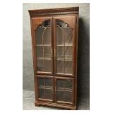 Traditional Style Cherry Display Cabinet